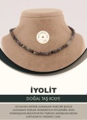 Resim Alp Doğal Taş Iyolit Doğal Taş Kolye 4 mm M416 