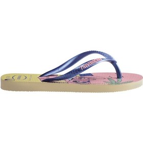 Resim Havaianas Kids Slim Disney Buttercream Çocuk Parmak Arası Terlik 4150250 Crema Krem 