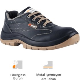 Resim Mekap Pro Cahita Atp-70 S3 Src Vidala Deri Fiberglass burun Kevlar Ara Taban Iş Ayakkabısı 