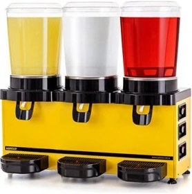 Resim Samixir Panoramik 10 Triple Soğuk Içecek Dispenseri 10 L + 10 L + 10 L 