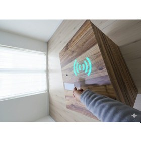 Resim Gizli Bölmeli Şifonyer Mdf Ahşap 