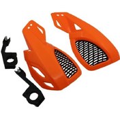 Resim Cloudstore 7/8'' 22mm Honda Suzuki Kawasaki Yamaha Scooter Offroad İçin Turuncu Motosiklet El Koruyucu 