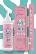 Resim Short story aha! moment with bha | peeling etkili arındırıcı tonik 200ml | gözenek sıkılaştırıcı | multi formüllü 