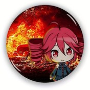 Resim 1 adet 44mm/1.7 inç 44mm Karikatür Anime Badje Çanta Asma Süs Giyim Dekorasyon Çantası Sırt Çantası Dekorasyon Çift Arkadaş Hediye Okula Dönüş Hediyesi Doğum Günü Hediyesi Erkek ve Kadın Dekorasyon Aksesuarları Badje 