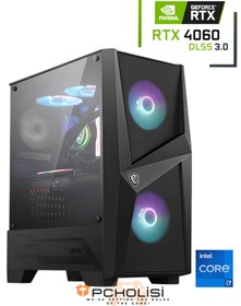 Resim MSI İNTEL CORE İ7 13700F / 16GB DDR4 / 1 TB 3300-3100 MB /s M2 SSD / RTX4060Ti GAMING MASAÜSTÜ PC 