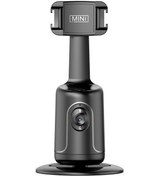 Resim P01 Pro 360 Derece Akıllı Takip Gimbal Kamerası, Soğuk Ayakkabılı Taşınabilir Gimbal Sabitleyici - Siyah 