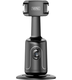 Resim P01 Pro 360 Derece Akıllı Takip Gimbal Kamerası, Soğuk Ayakkabılı Taşınabilir Gimbal Sabitleyici - Siyah 