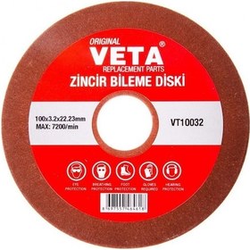 Resim Veta Vt10032 Zincir Bileme Diski 100X22X3.2 Mm 