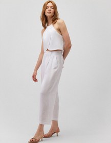 Resim Mavi - Beyaz Culotte Pantolon 1010781-70057 Beyaz 