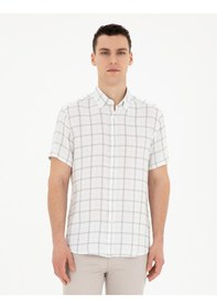 Resim Pierre Cardin Erkek Çağla Gömlek Kısa Kollu 50288567-vr016 Yeşil 