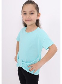 Resim Toontoy Kids Toontoy Kız Çocuk Tişört Mint Yeşili 