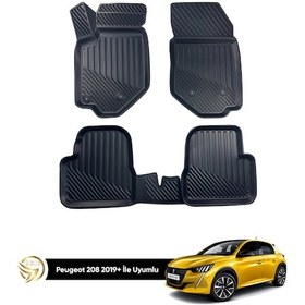 Resim Peugeot 208 2020+ Rolex Birebir Araca Özel 3d Oto Paspas 