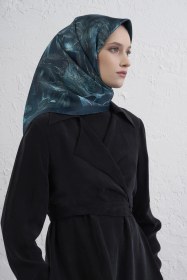 Resim Armine Saf İpek Sura Eşarp 9409d 04 Yeşil 