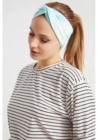 Resim Batik Butik Tasarım Kadın Bandana Saç Bandı, Ekstra Yumuşak, Esnek, Doğal, Pamuklu Penye - Tek Ebat / Batik Bulut Batik Bulut 