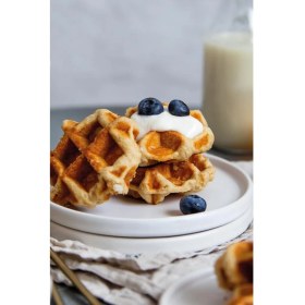 Resim Belçika Waffle Makinesi 5 Program, 7 Kızartma Seviyesi, LCD & Paslanmaz Çelik 