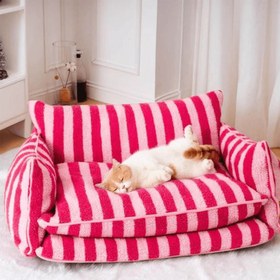 Resim Paw Portal Kedi Köpek Koltuğu - Bej / XL (100x60x40 cm) 