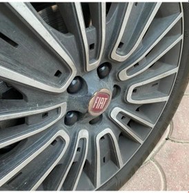 Resim Düz Bijon Kapağı Sökme Aparatlı 20 Li Set Siyah 19 mm (01) (Sts Oto Aksesuar) 