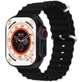 Resim T800 Ultra Smartwatch Kablosuz Şarj IP67 Su Geçirmez Özelliği 1.99 HD Ekran Siyah Renk Akıllı Saat-9017322330006 