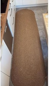 Resim Düz Model Yeni Nesil Jüt Halı Kilim Kahverengi 80 x 250 
