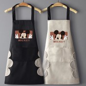Resim Mickey Mouse Mutfak Önlüğü - Polyester, Yıkanabilir, Ayarlanabilir Askılı Tek Omuz Tasarımı, Pişirme ve Pişirme İçin İdeal, Pişirme Önlüğü|Oyunca Tasarım|Ayarlanabilir Askı 