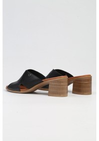Resim Pierre Cardin Pc-7219 - 3807 Siyah-kadın Topuklu Terlik Siyah 