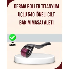 Resim Savarga Titanyum Mikro Iğneli Dermaroller 1 mm Kırışıklık ve Leke Karşıtı 
