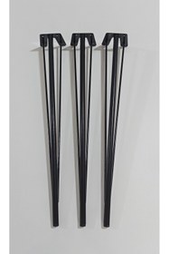 Resim Alin's Home 46 Cm Zigon Sehpa Ayağı,orta Sehpa Ayağı,metal Tel Ayak,kütük Sehpa Ayağı,tv Sehpa Ayağı (3 ADET) 