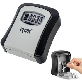 Resim Rox 0337 Duvara Monte Şifreli Anahtar Saklama Kutusu 