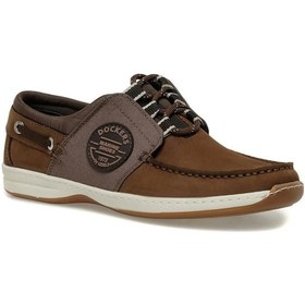 Resim Dockers By Gerli 220100 4Fx Erkek Kahve Marine Ayakkabı-Kahve Kahverengi 