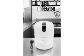 Resim Teknodayım Uygun Şarjlı Mini El Rondosu Doğrayıcı Taşınabilir 250 ml Çelik Bıçaklı 2026 