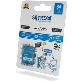 Resim Simex Hafiza Karti SH-101 Data Safety Micro SD 64GB 