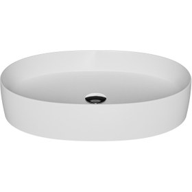 Resim Creavit Loop Oval Çanak Lavabo Beyaz 40x60 cm LP160-00CB00E-0000 