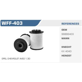 Resim WINKEL WFF-403 Mazot Filtresi Aveo 11- 1.3D A13Dte B16Dth A17Dts 