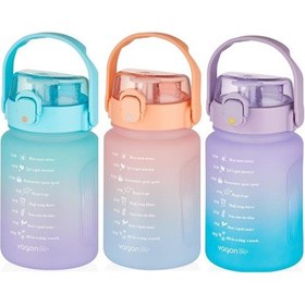 Resim Vagonlife Matara Policarbon 1000 Ml Karışık Renk Vgn2212 Çok Renkli 