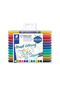Resim Supertrend Brush Lettering Çift Taraflı Fırça Uçlu Marker Kalem Seti 12 Renk Görsel Rengi 