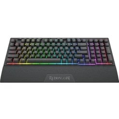 Resim REDRAGON K515 Pro Shiva Rgb Kablosuz Membranlı Türkçe Oyun Klavyesi, 98 Tuşlu Mekanik Hissi Klavye Ve Smooth Lineer Switch,makro Ve Multimedya Tuşları 
