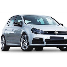 Resim Ebal Otomotiv Vw Golf 6 2008-2012 Batman Yarasa Ayna Kapağı Piano Black ABS 