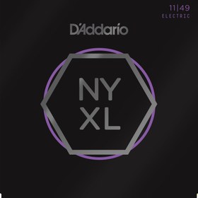 Resim D'Addario NYXL1149 Elektro Gitar Tel Seti - 11-49 Medium (Profesyonel) | Yüksek Mukavemetli NY Steel Çekirdek, Standart Nikel Tellere Göre Daha Parlak Ton, Üstün Pitch Stabilitesi ve Kırılmaya Karşı Direnç 