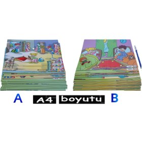 Resim The Kidland KAMPANYA A Setini Alanlara B Seti BEDAVA 45 + 42 Adet ingilizce Kart - A 4 Boyutu 