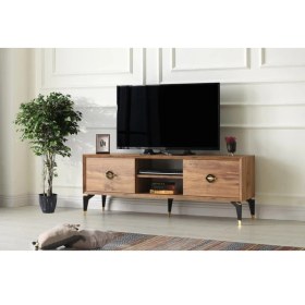 Resim Sivas Gözde Mobilya Eva Yüksek Ayaklı Tv Sehpası 146 x 37 x 57 cm 