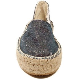 Resim Espadrilles Tommy Schm Simli Hasır Tabanlı Dolgu Topuklu Kadın Ayakkabı Renk 