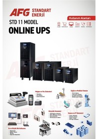 Resim Standart Enerji Afg 3 Kva Online Ups - 2700w Kesintisiz Güç Kaynağı 