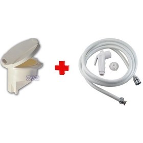 Resim Karavan Tekne Sealux Marine Duş yuvası ve Duş Hortum 5 M Set 