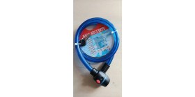 Resim KNT Zhongli Cable Lock 15X1000 mm Boyunda Dayanıklı Bisiklet ve Motor Kilidi 