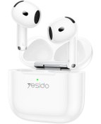Resim No7tech Yesido TWS32 BT 5.4 Aktif Gürültü Engelleyici Özellikli Kablosuz Kulaklık - Beyaz 