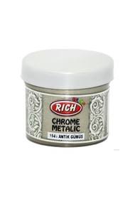Resim 1541 Antik Gümüş Rich Chrome Metalik Boya 60 Ml. 