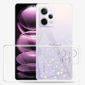 Resim m.tk moveteck Xiaomi Redmi Note 12 Pro 5g Uyumlu Kılıf Kamera Lens Korumalı Şeffaf Arka Kapak Tpu Clear Zırh Lüx 