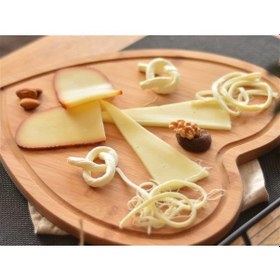 Resim Bambum Chica Kalp Tasarımlı Kesme Ve Sunum Tahtası 