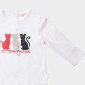 Resim GB Baby Kız Bebek Beyaz T-shirt 22fw0bg2522 