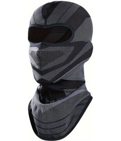 Resim Tcherchı 1 Parça Motosiklet Nefes Alabilen Yüz Maskesi Sıcak Motosiklet Tutma Siyah 